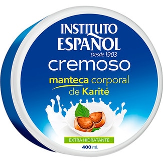 Cremoso manteca corporal de Karité tarro 400 ml - Instituto Español