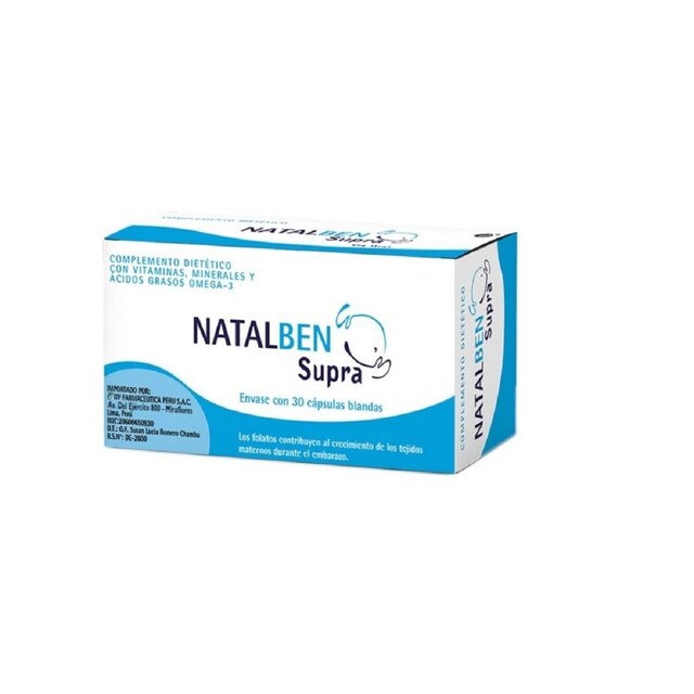 Imagem 0 de Suplemento Alimentar Natalben Supra - 30 cápsulas