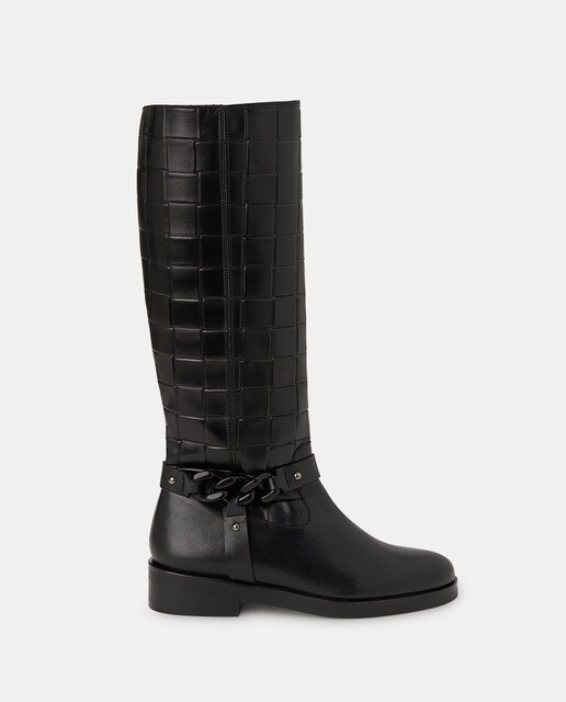 Botas de mujer Dansi de piel con adorno de cadena · Dansi · El Corte Inglés