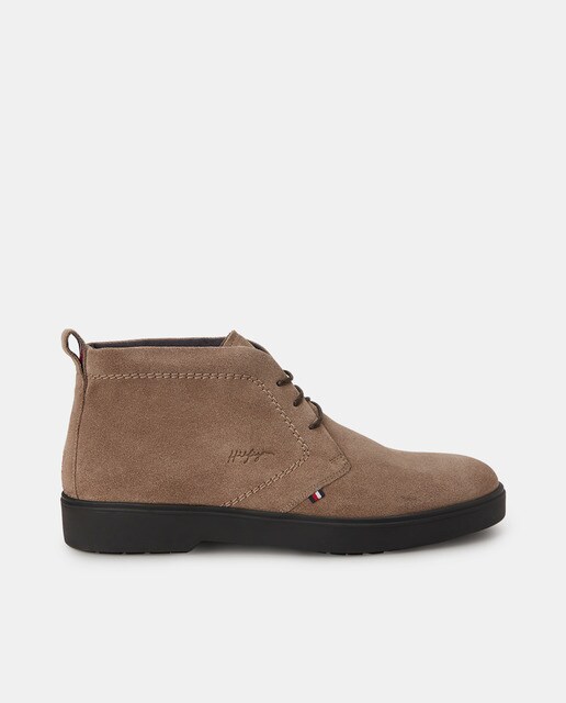 Botas de hombre Tommy Hilfiger de piel en color topo · Tommy Hilfiger · El Corte  Inglés