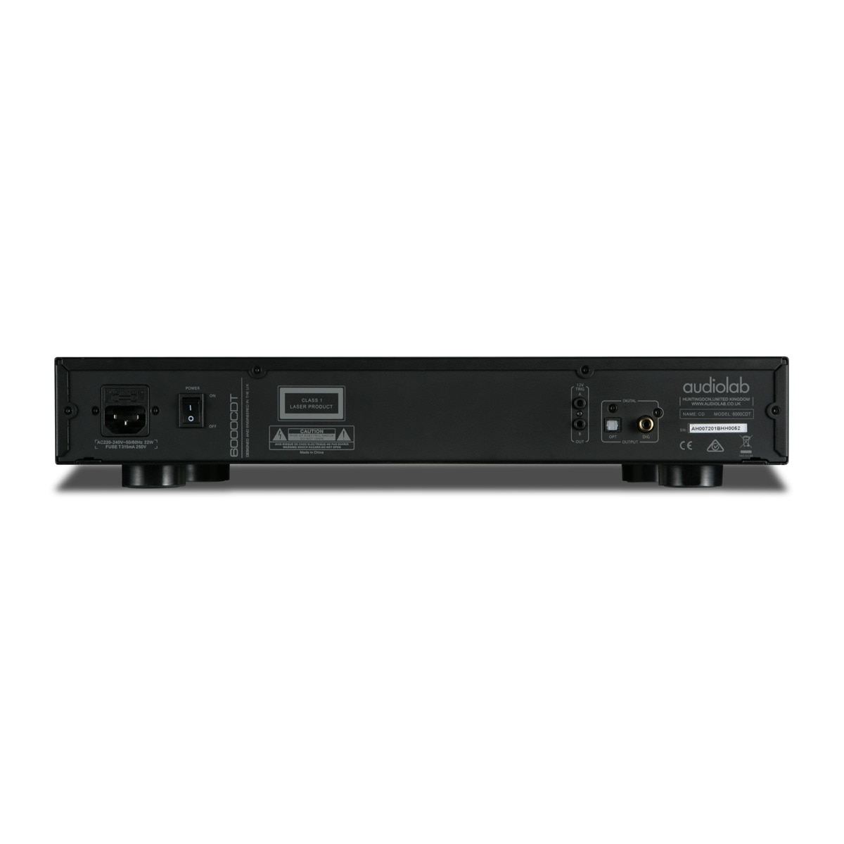 Transporte de CD Audiolab 6000CDT Negro-4