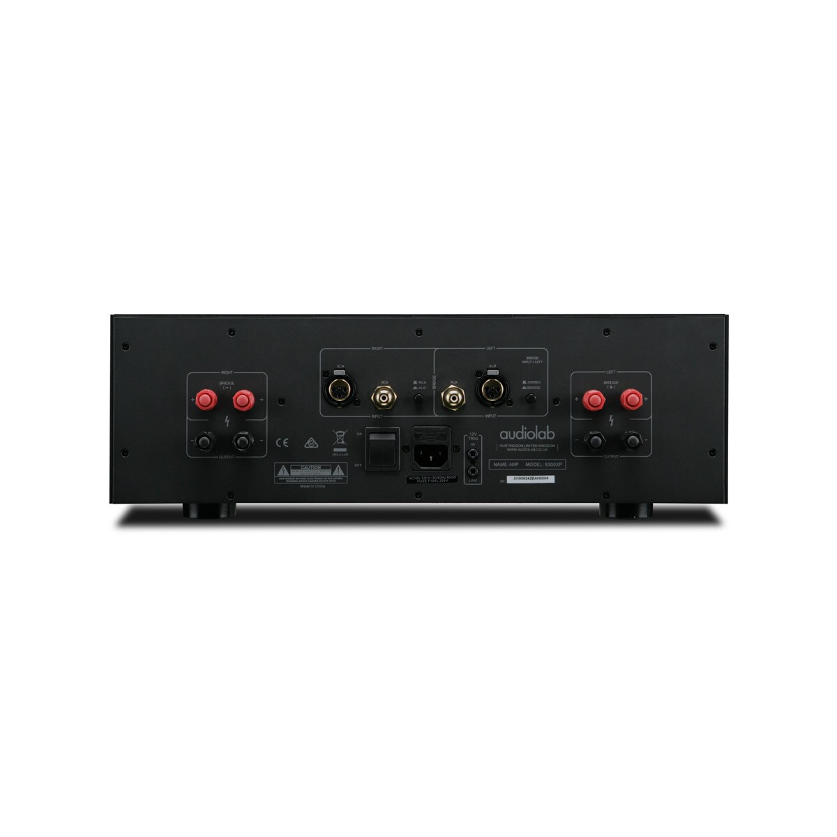 Etapa de potencia estereofónica Audiolab 8300XP negro Negro-3