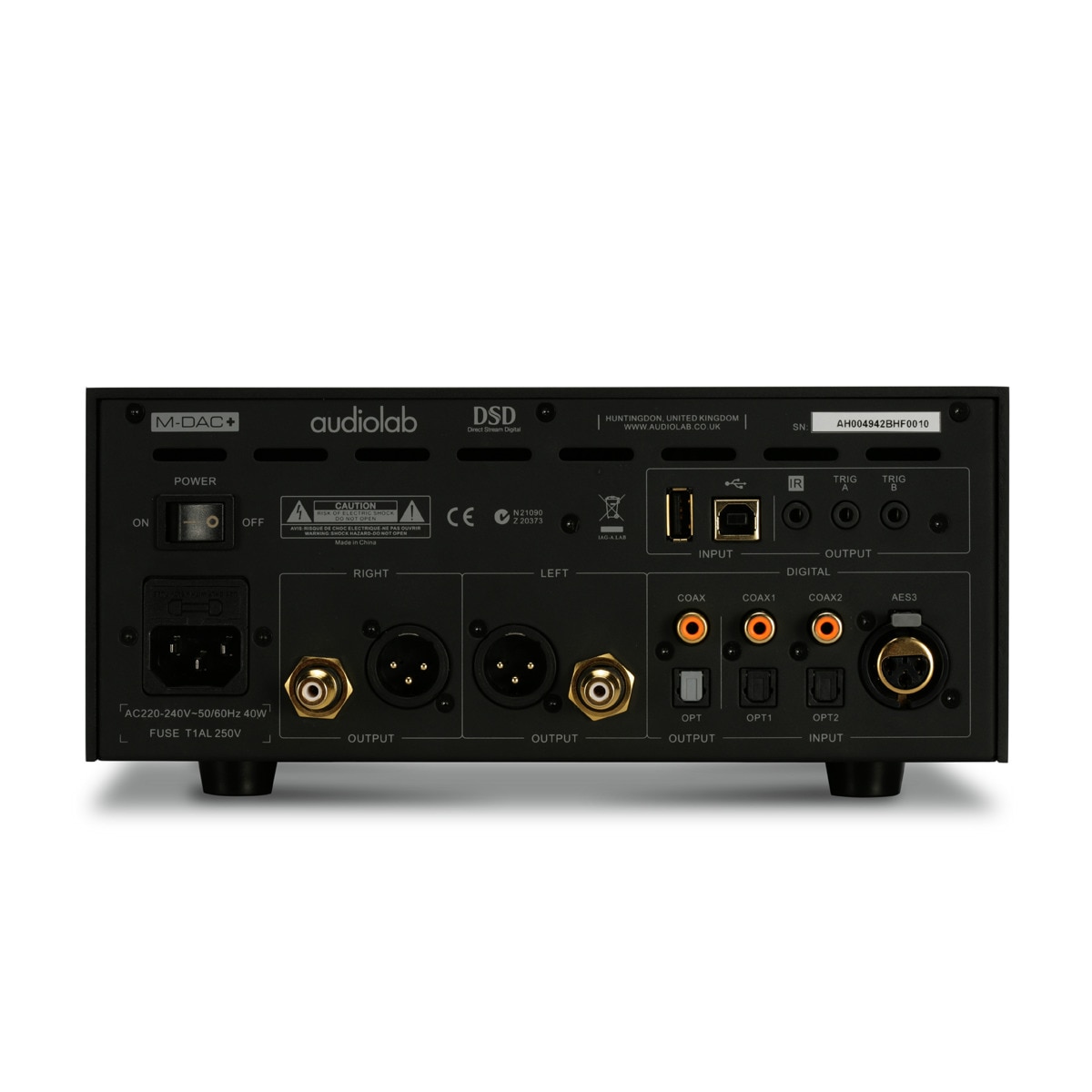 Convertidor D-A Audiolab M-DAC+ negro Negro-3