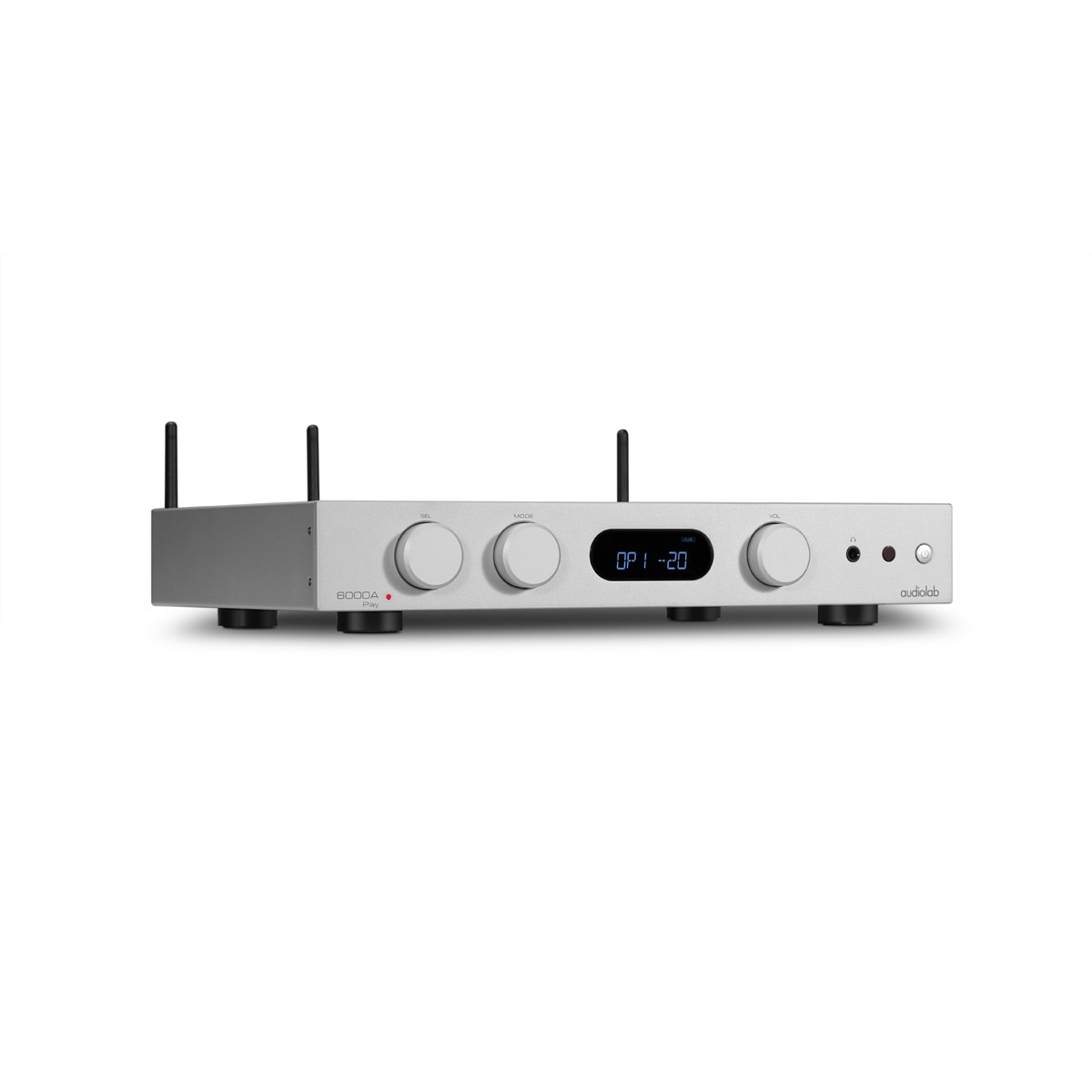 Amplificador integrado + streamer Audiolab 6000A Play Plata-2