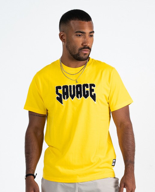Camiseta De Hombre Amarilla De Manga Corta Savage El Corte Ingles