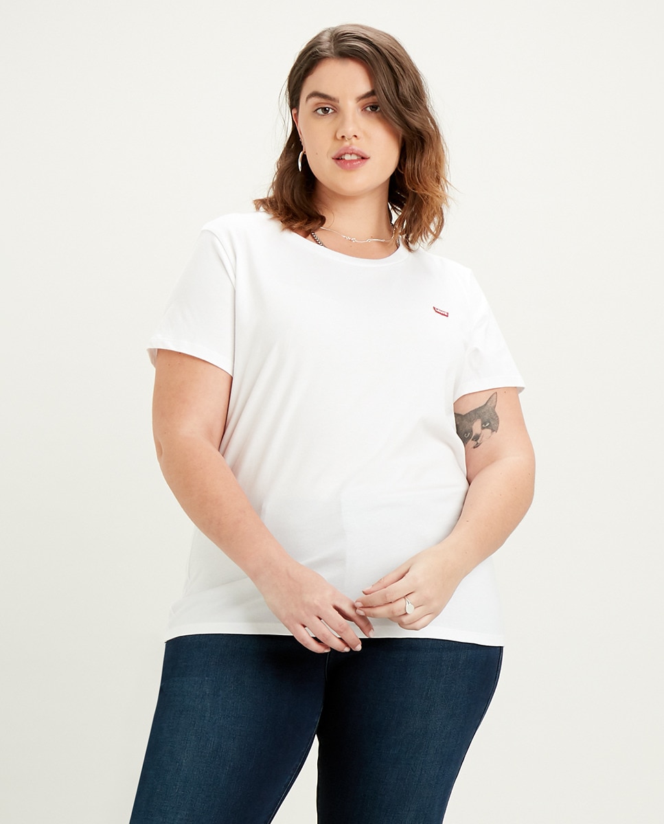 Tshirt à manches courtes avec logo de la marque sur la poitrine