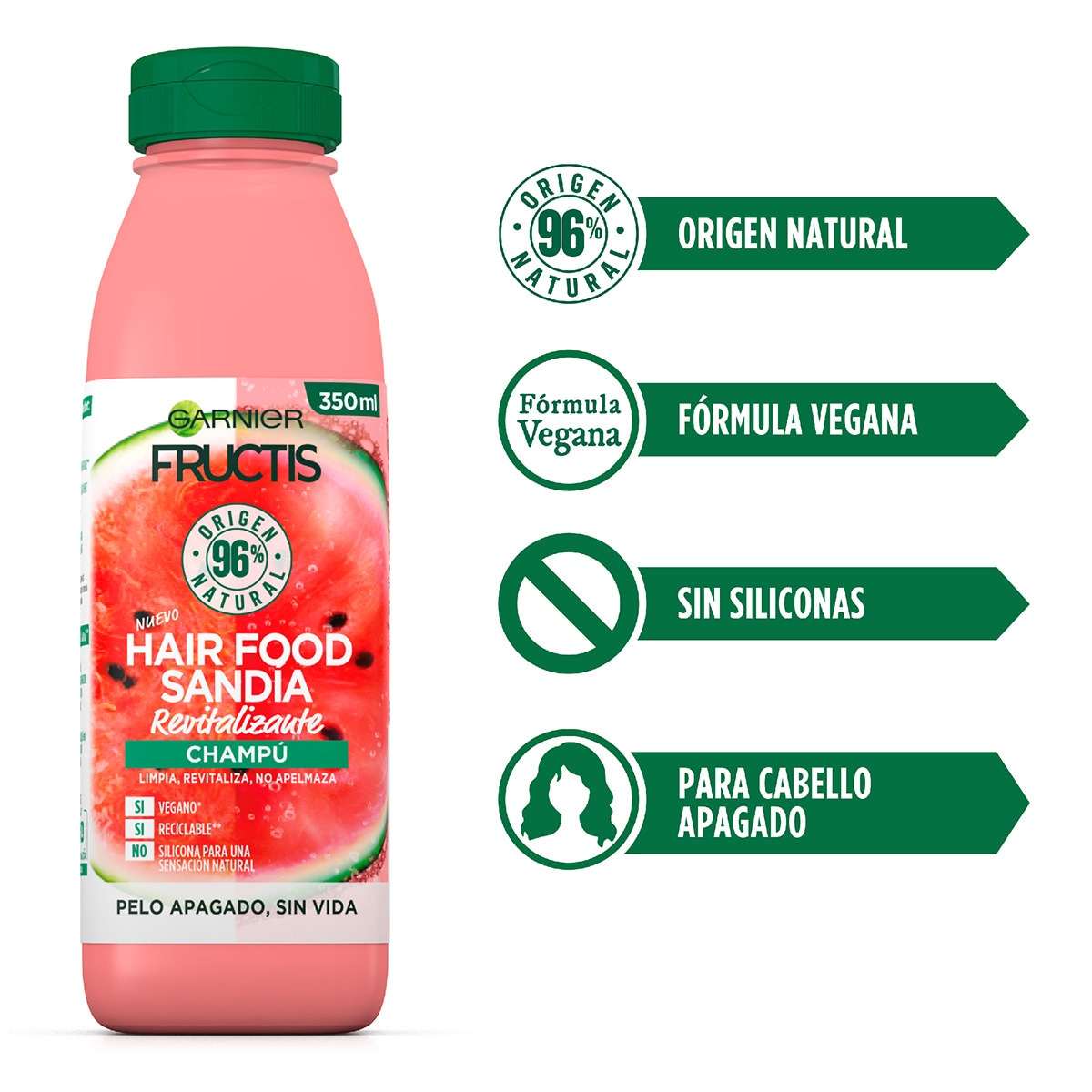 Buy Hair Food Watermelon revitalising shampoo for dull hair flask 350