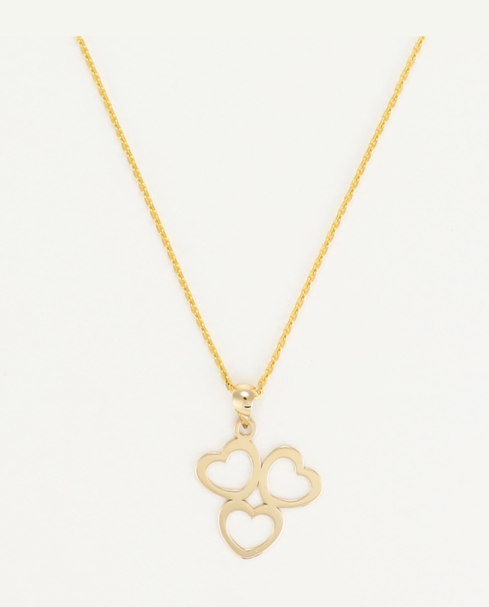 Colgante "Triple coeur" Oro amarillo — oferta en Primeriti