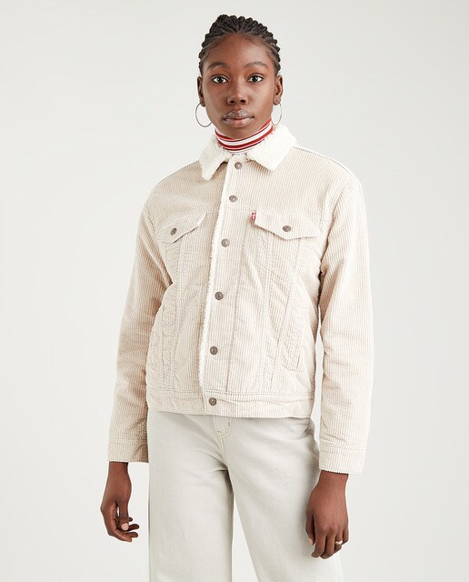 Cazadora vaquera de mujer con forro de sherpa. · Levi's · El Corte Inglés