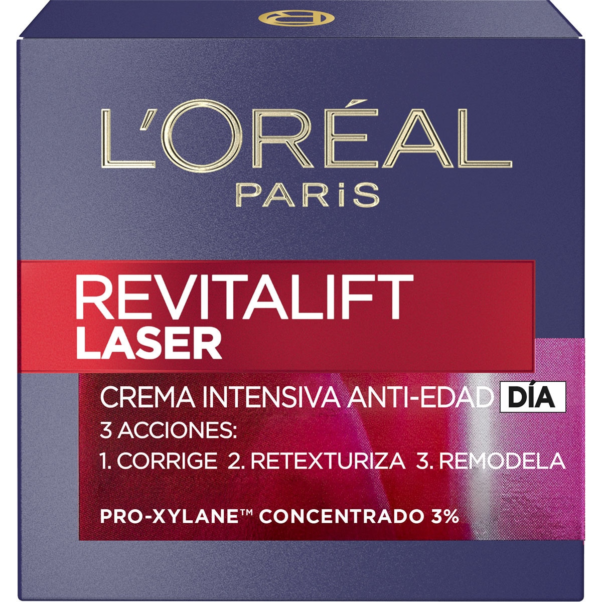 Revitalift Laser X3 crema intensiva anti-edad día con ácido Hialurónico tarro 50 ml para todo tipo de piel
