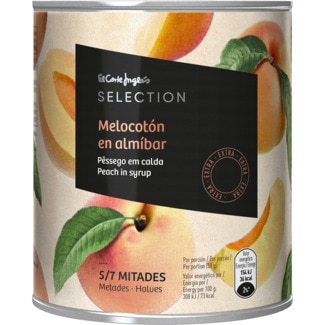 Pêssego em Calda 5/7 Metades lata 480 g - El Corte Inglés Selection