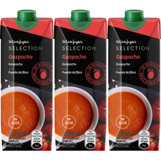 Gaspacho sem Glúten Pack 3 embalagem 330 ml - El Corte Inglés Selection