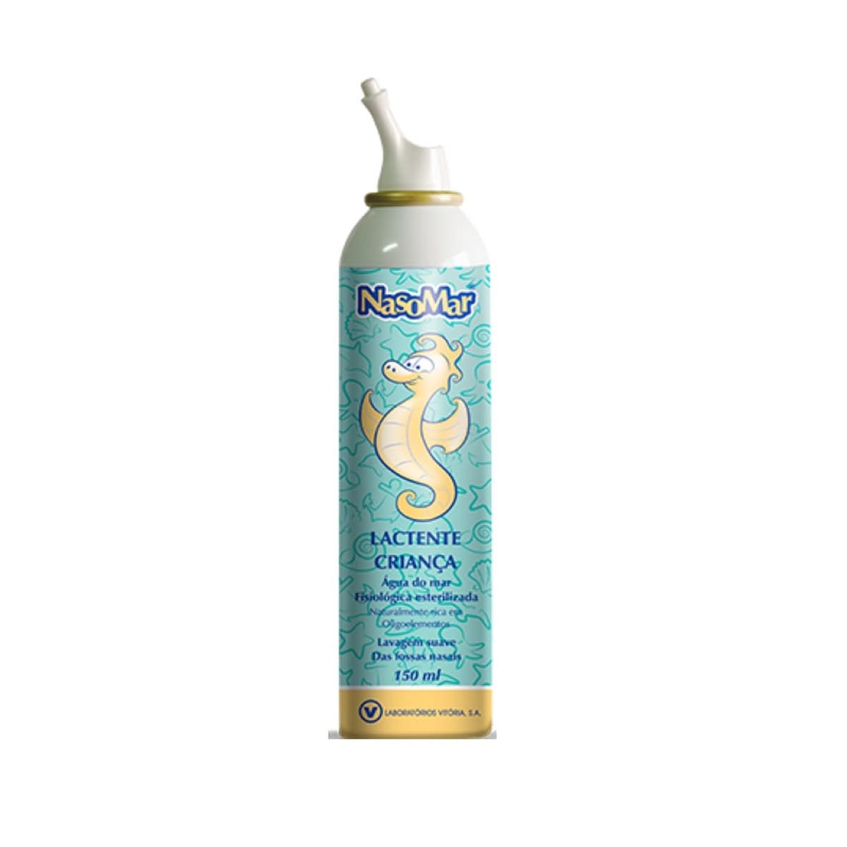 Água do Mar Fisiológica Esterilizada Lactente Criança 150ml Nasomar 1