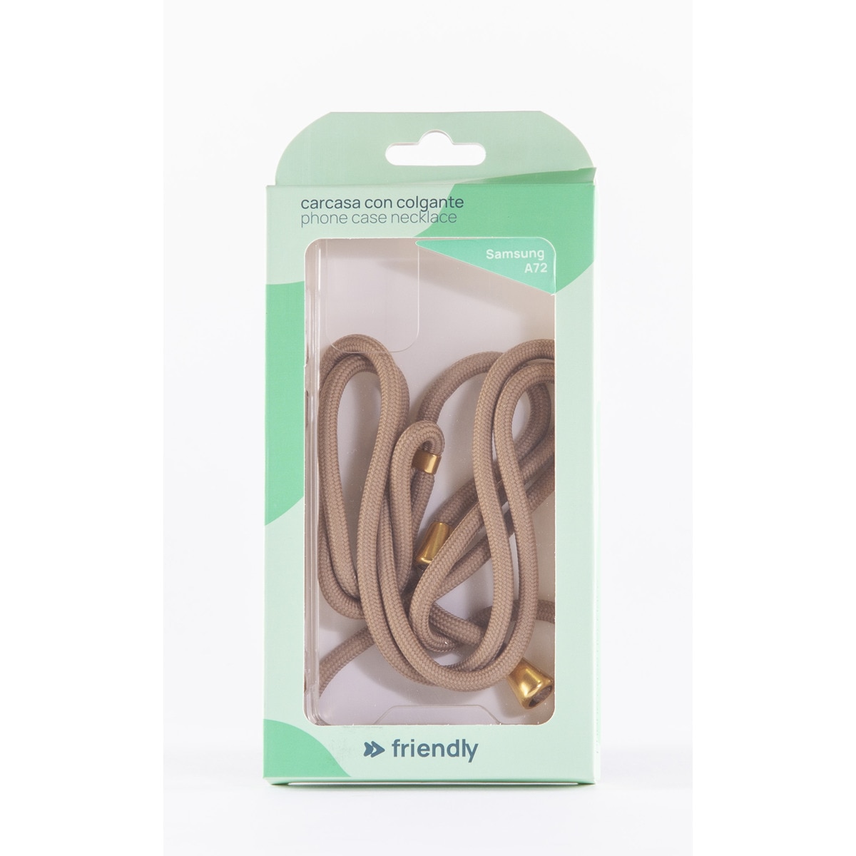 Carcasa colgador Friendly License Arena para para Samsung A72 FR Cristal-1