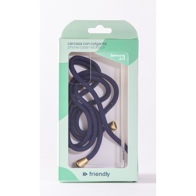 Imagen 0 de Carcasa colgador Friendly License Marino para Samsung A72 FR