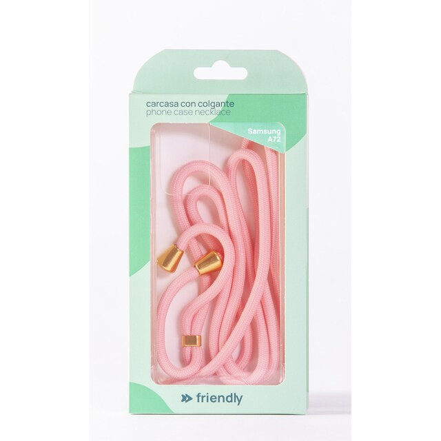 Imagen 0 de Carcasa colgador Friendly License Coral para Samsung A72 FR