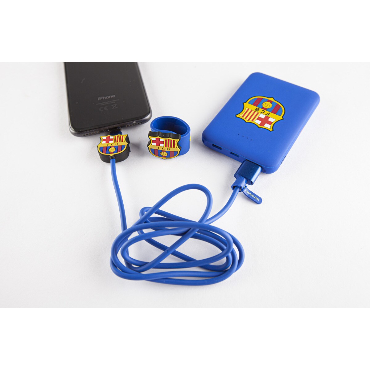 Set Cable Tipo C Organizador y Protector Friendly License FC Barcelona 2