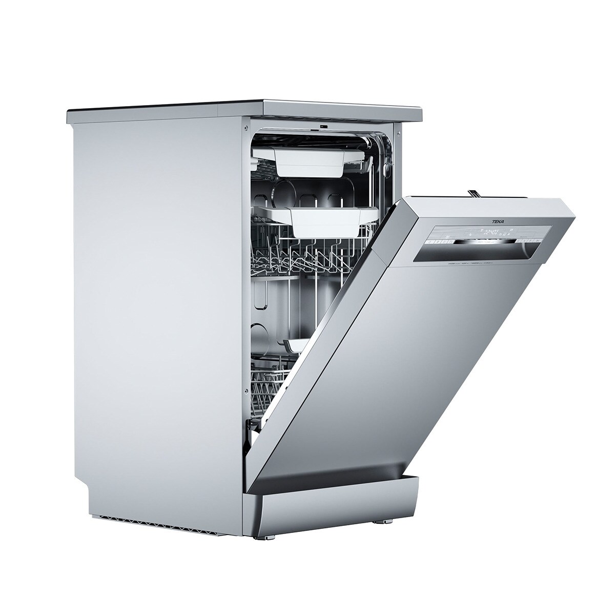 Lavavajillas Teka 10 servicios, Bandeja Cubiertos, 45 cm - DFS 74850 INOX Inox-4