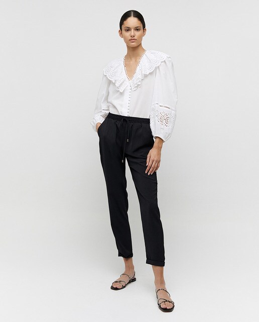 Pantalón de mujer fluido liso · Sfera · El Corte Inglés