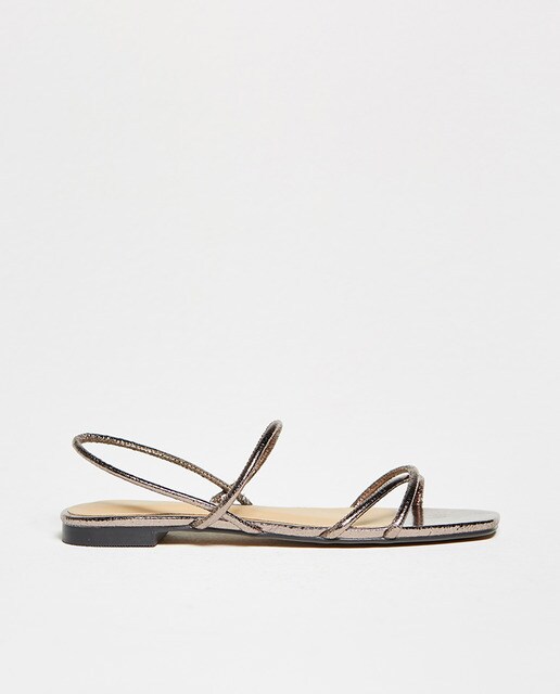Sandalia tubular metalizada · Sfera · El Corte Inglés