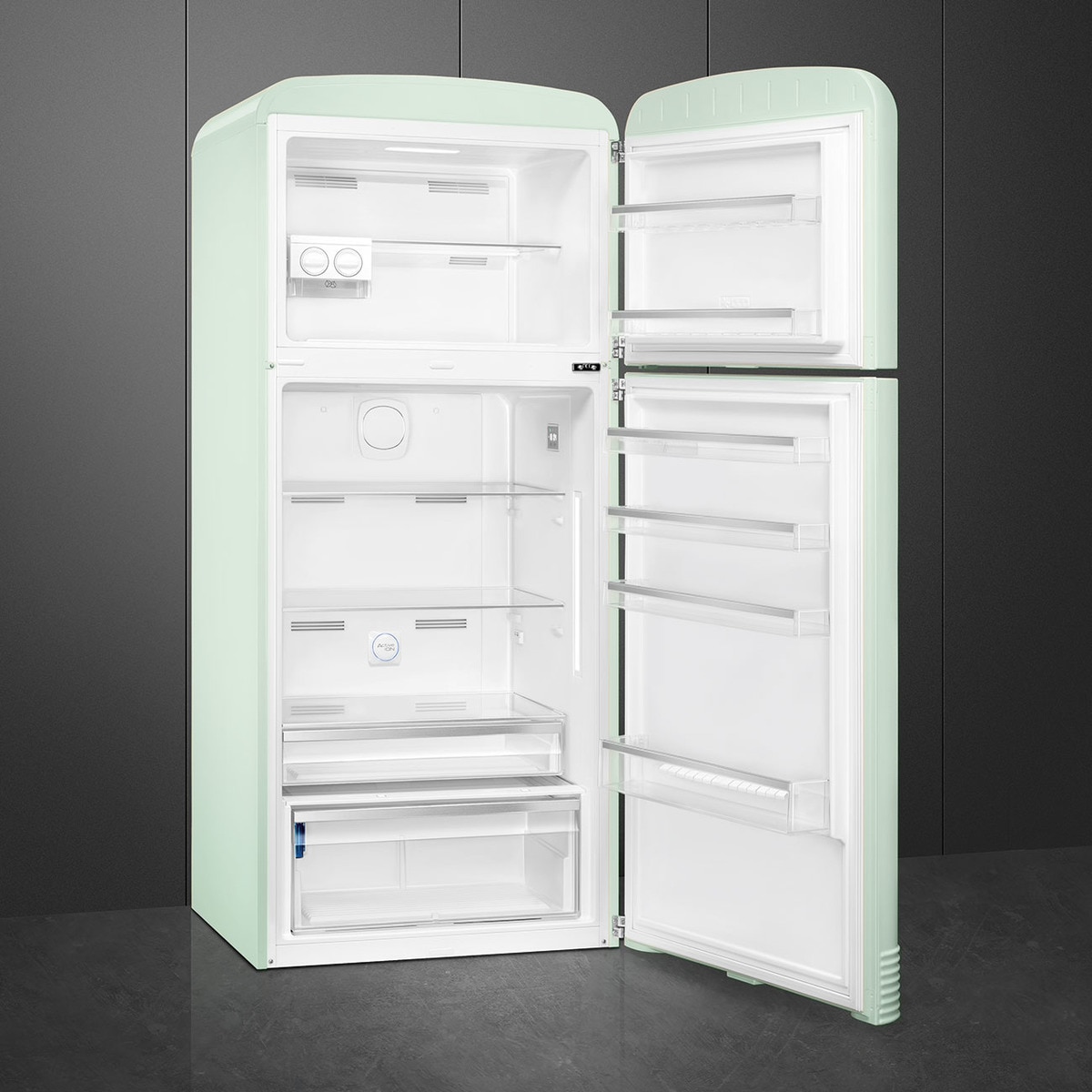 Frigorífico 2 puertas Smeg Total No Frost - FAB50RPG5 Verde / Agua-5