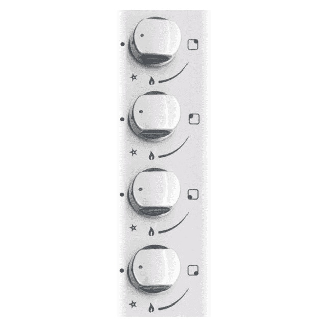 Placa gas Cata 4 quemadores - GIB 6004 X Inox-2