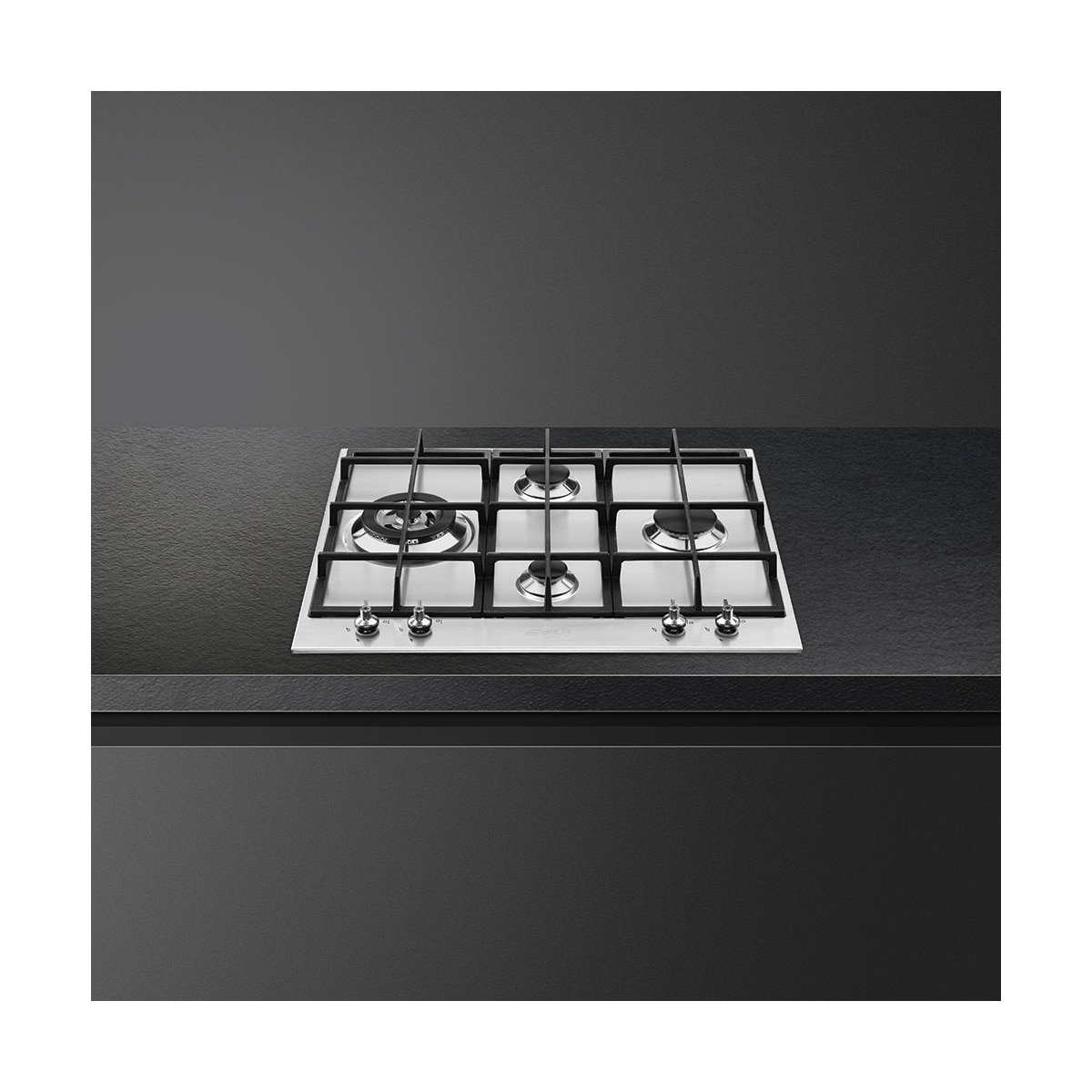 Placa gas Smeg 4 quemadores - PX364L Inox-2