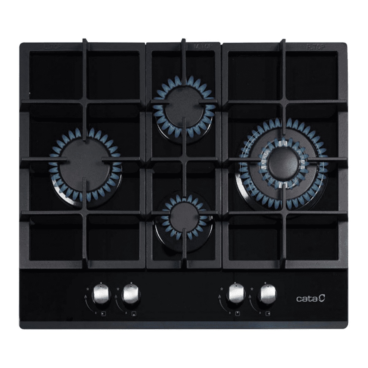 Imagen 0 de Placa gas Cata 4 quemadores - LCIB 6031 BK