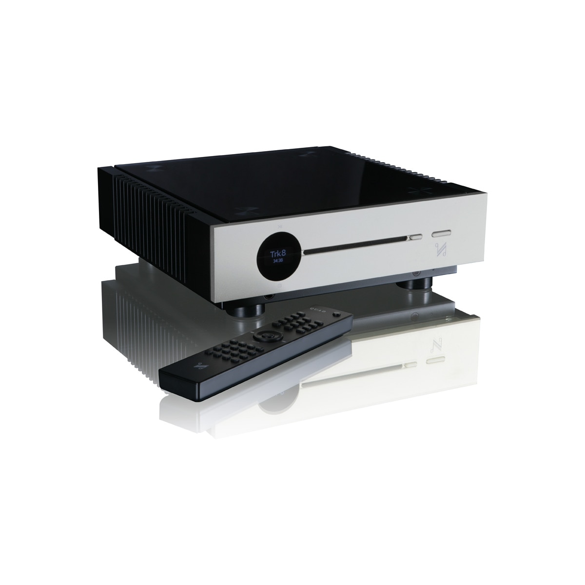Sistema de sonido Quad ARTERA SOLUS amplificador, reproductor de CD, DAC Plata-4