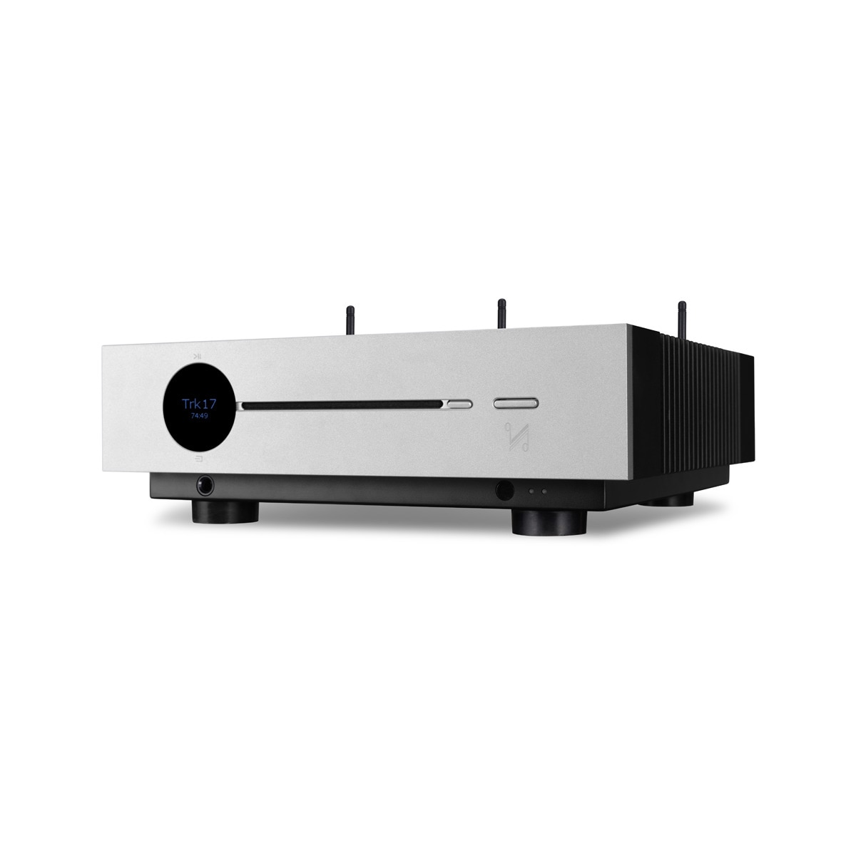 Sistema de sonido Quad ARTERA SOLUS PLAY amplificador, reproductor de CD, DAC, streamer Plata-3