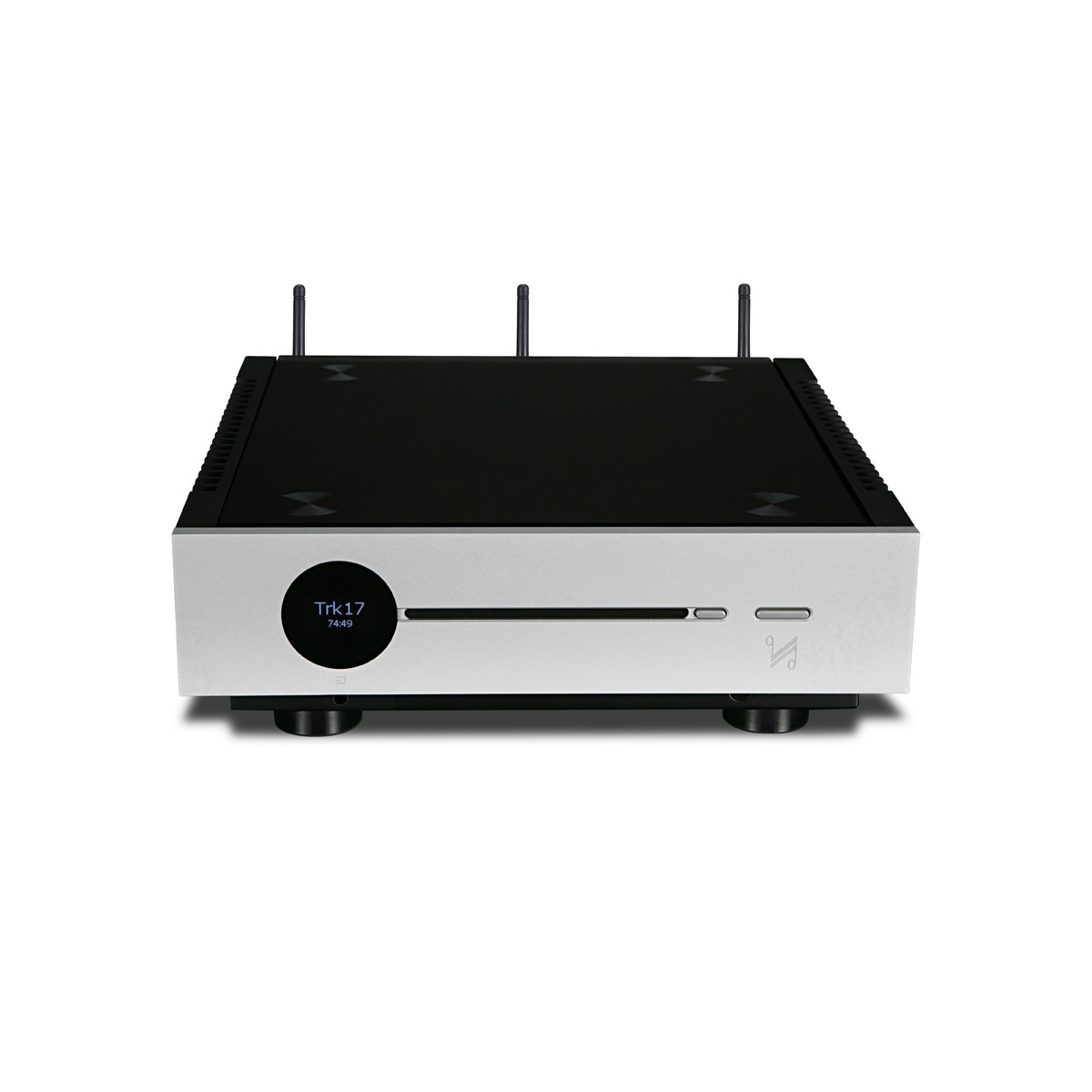 Sistema de sonido Quad ARTERA SOLUS PLAY amplificador, reproductor de CD, DAC, streamer Plata-2