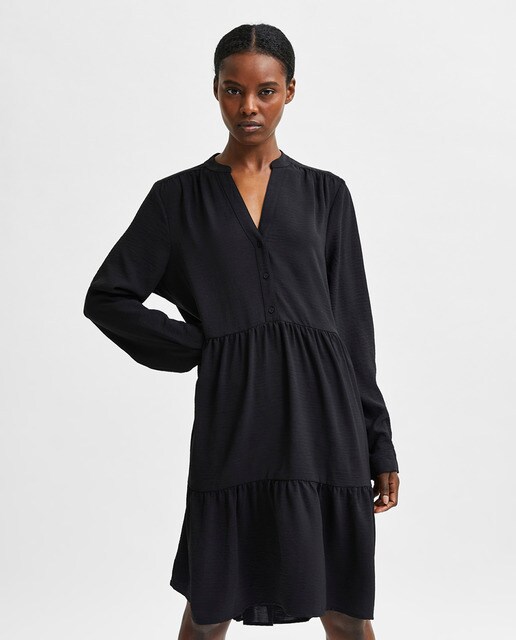 Vestido corto con lazo · Selected Femme · El Corte Inglés