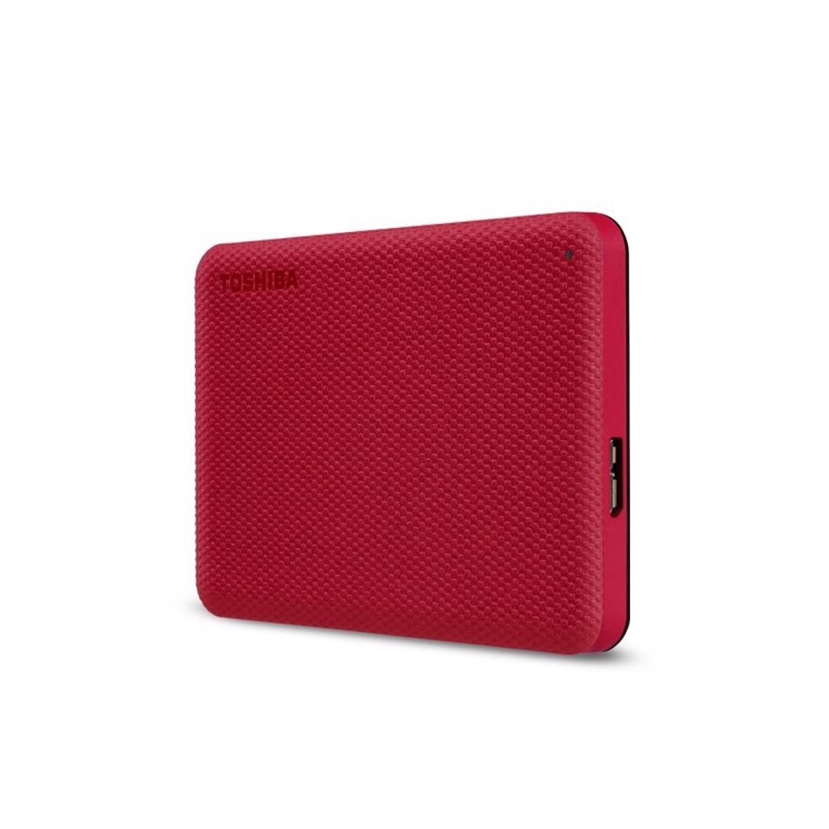 Disco Externo Toshiba Canvio Advance 2.5", 2TB - Vermelho Vermelión-2