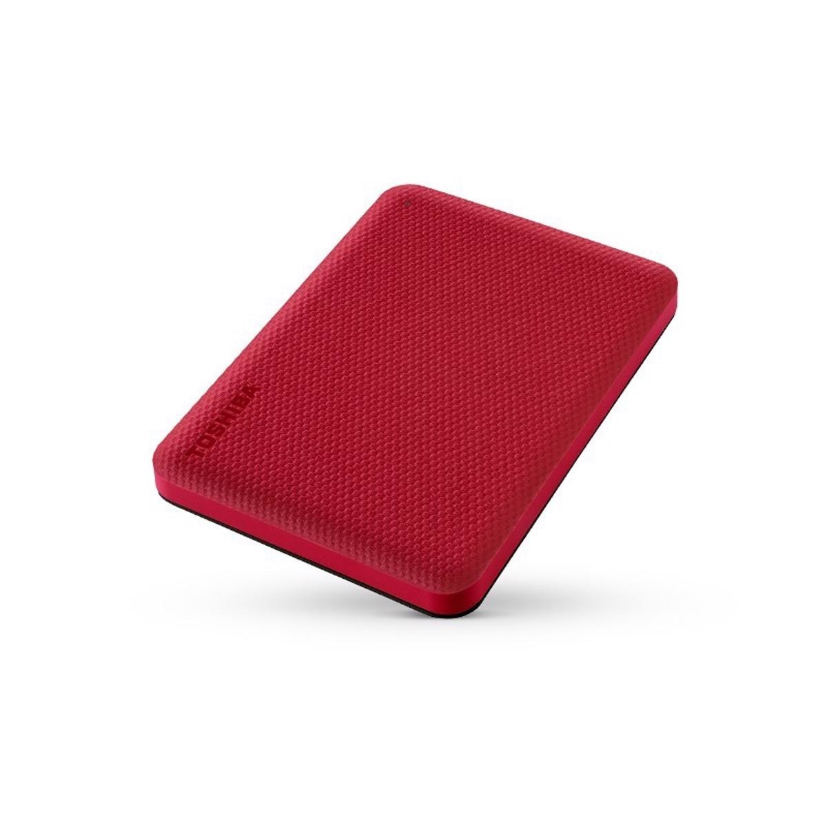 Disco Externo Toshiba Canvio Advance 2.5", 2TB - Vermelho Vermelión-1