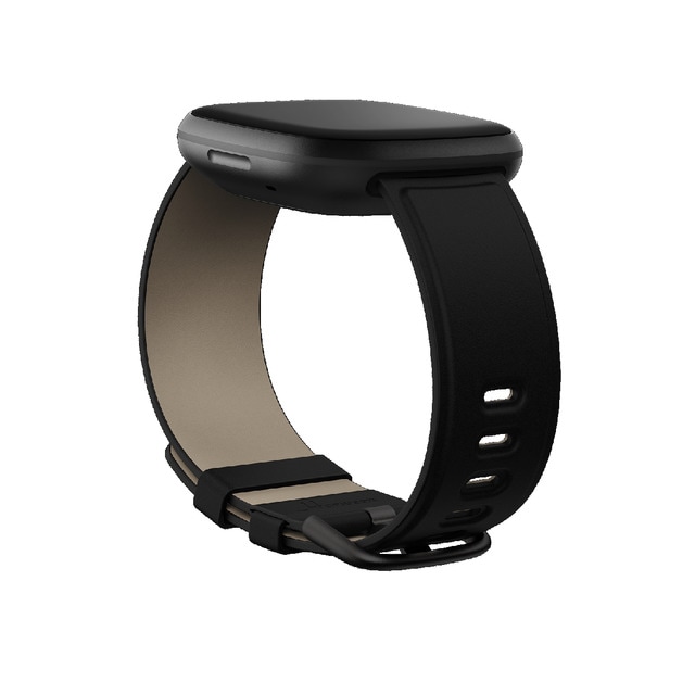 Correa premium de cuero para Fitbit Sense y Versa 3 color Negro talla S · El  Corte Inglés