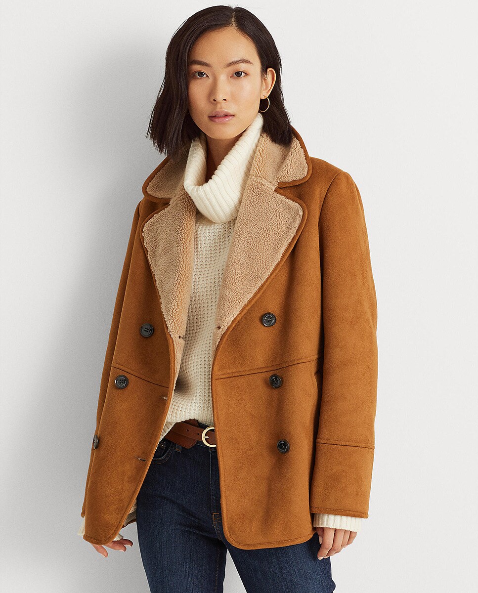 Abrigo de mujer liso de piel sintética · Lauren Ralph Lauren · El Corte  Inglés