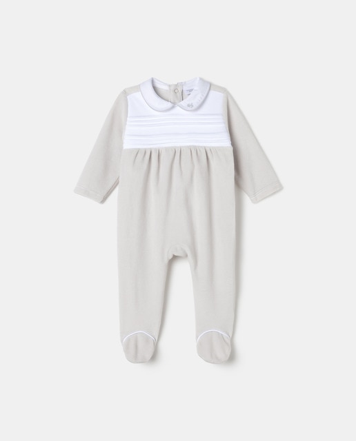 Pijama de bebé niño velour clásico · Cotton Juice · El Corte Inglés