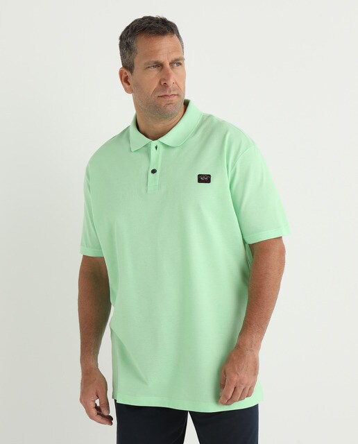 Polo de hombre regular de manga corta verde tallas grandes · Paul \u0026 Shark · El  Corte Inglés
