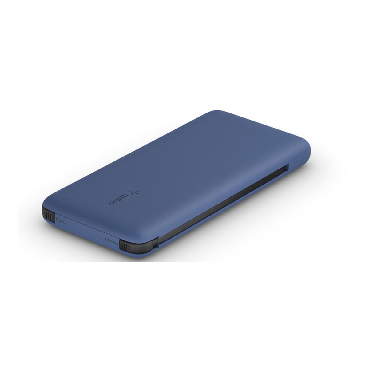 Power Bank Belkin USB-C - Lightning 10K con cables integrados Azul-2