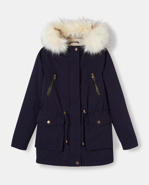 parka coreana con capucha