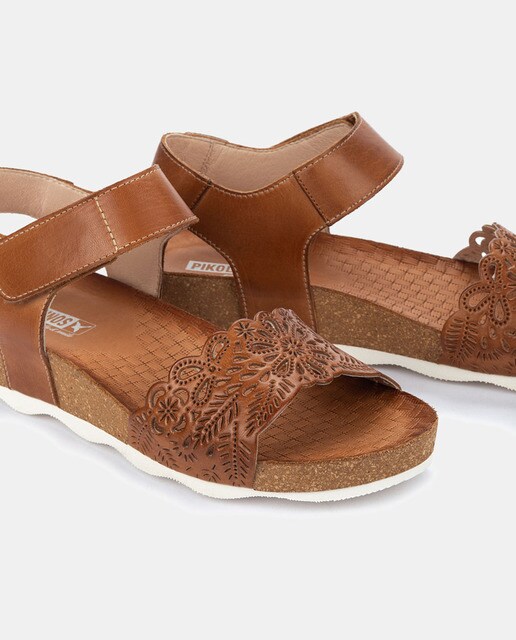 Sandalias de cuña de mujer Pikolinos de piel en color marrón · Pikolinos · El  Corte Inglés