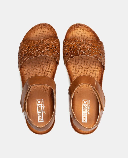 Sandalias de cuña de mujer Pikolinos de piel en color marrón · Pikolinos · El  Corte Inglés
