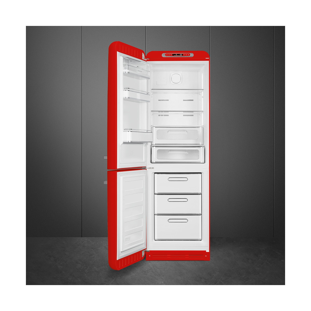Frigorífico Combi Smeg No Frost - FAB32LRD5 Rojo-5