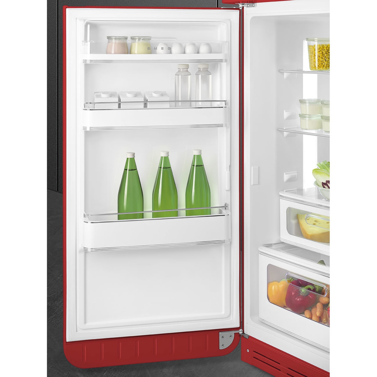 Frigorífico 2 puertas Smeg apertura izquierda - FAB30LRD5 Rojo-7