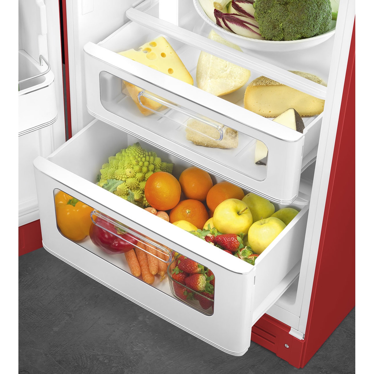 Frigorífico 2 puertas Smeg apertura izquierda - FAB30LRD5 Rojo-6