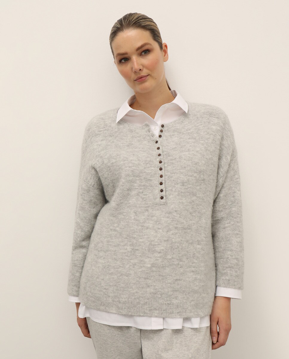 Jersey cuello botones · Couchel · El Corte Inglés