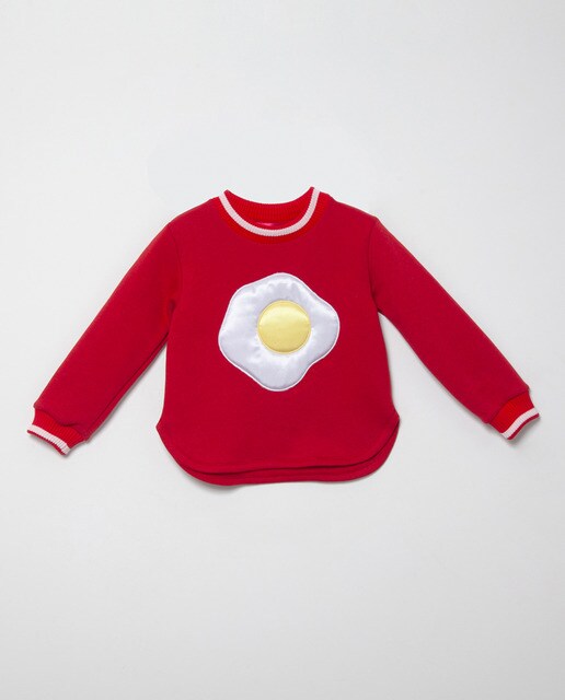 Sudadera de niña con huevo frito · Agatha Ruiz de la Prada · El Corte Inglés