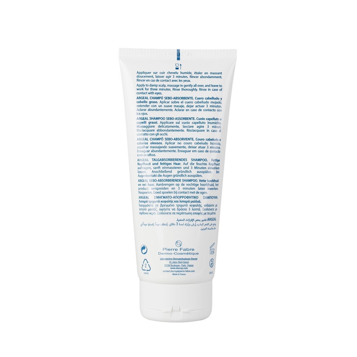 Champô sebo-absorvente 200ml Ducray 2