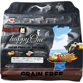Ração para Cão Adulto de Borrego embalagem 3 kg - Happyone