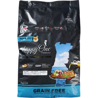 Ração para Cão Pequeno de Sardinha embalagem 7 kg - Happyone